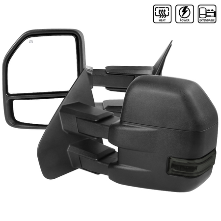 SPEC-D TUNING 07-14 Ford F150 Towing Mirrors, RMX-F15007F3GH-P-FS RMX-F15007F3GH-P-FS